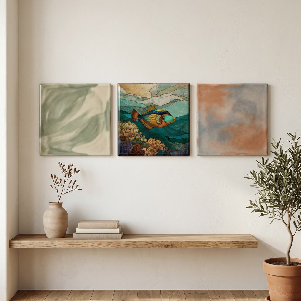 Humuhumunukunukuapuaa Ceramic Art Tile — grouping