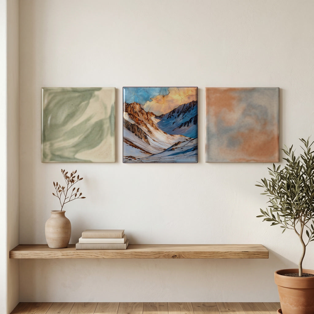 Arapahoe Basin closing day Front Range Ceramic Art Tile — grouping