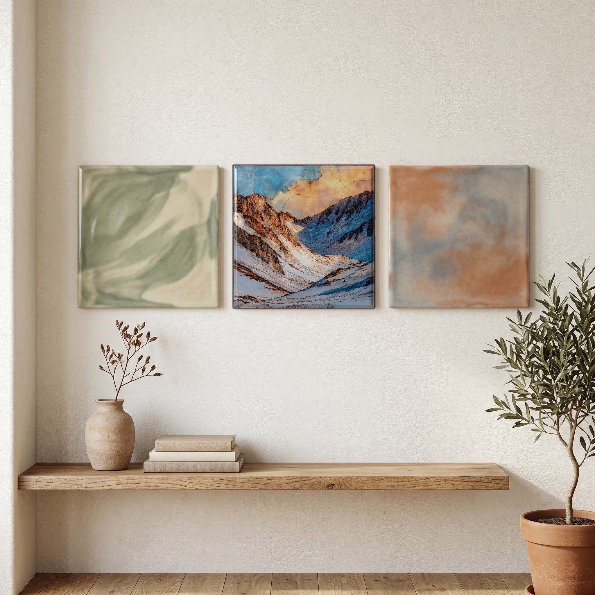 Arapahoe Basin closing day Front Range Ceramic Art Tile — grouping