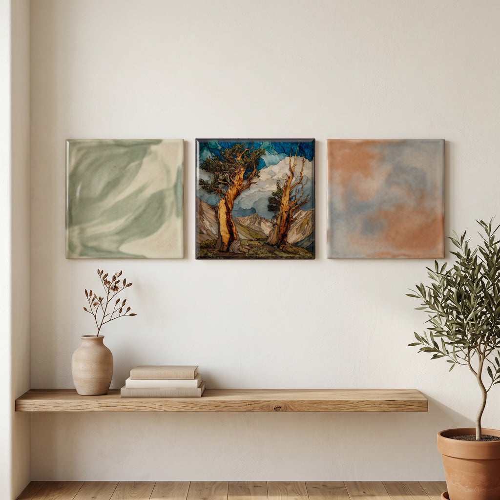 ancient bristlecone pines on — grouping