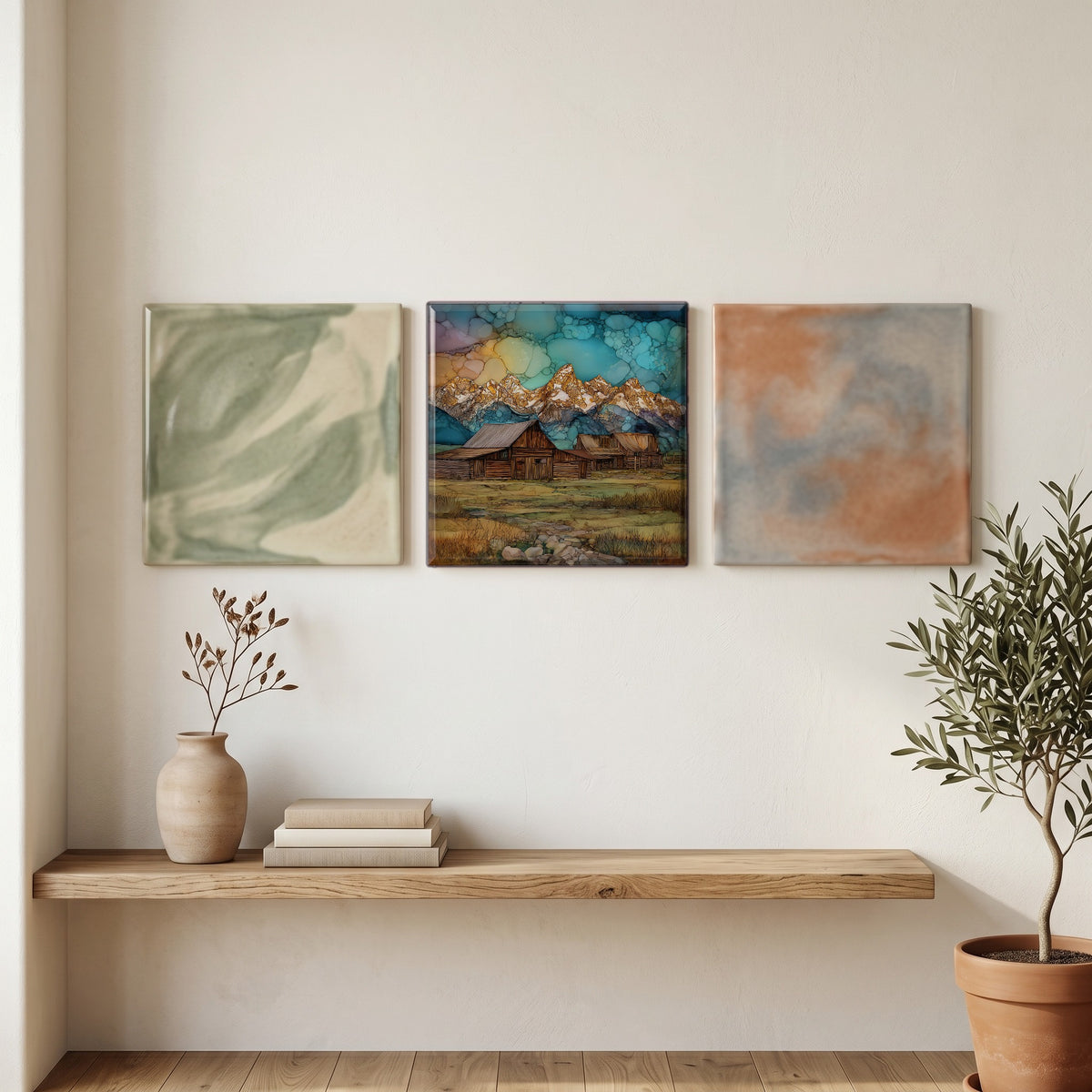 the Moulton Barns of Mormon Row — grouping