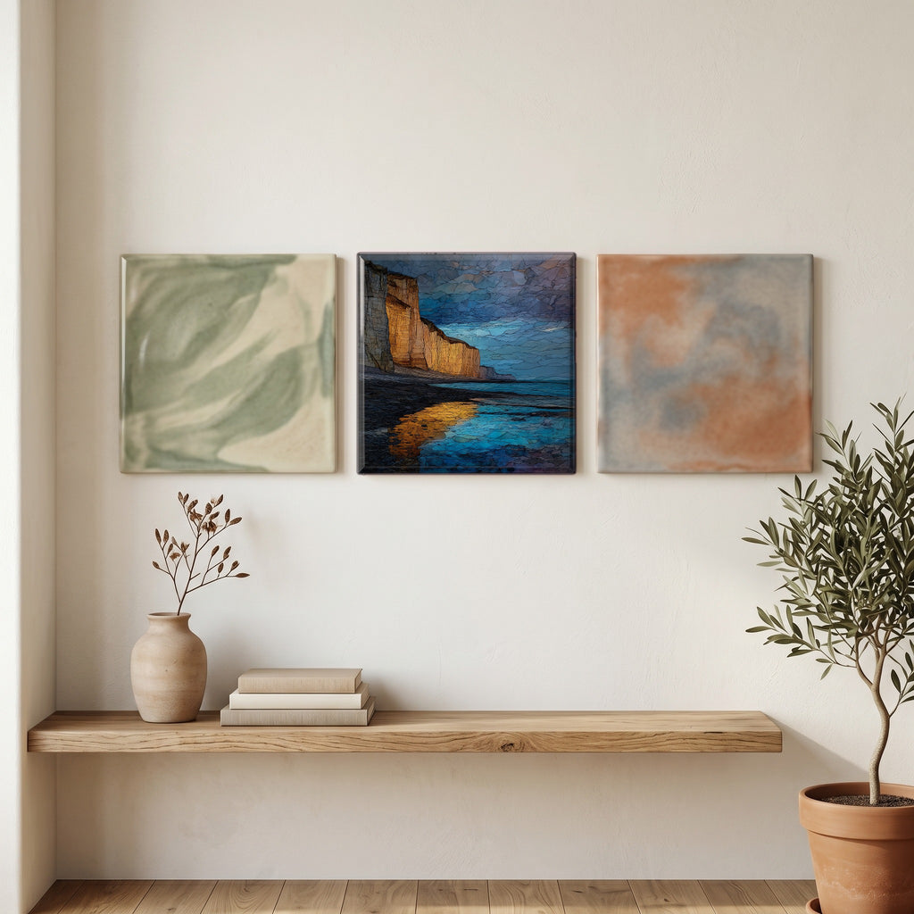 Le Treport Chalk Cliffs — grouping