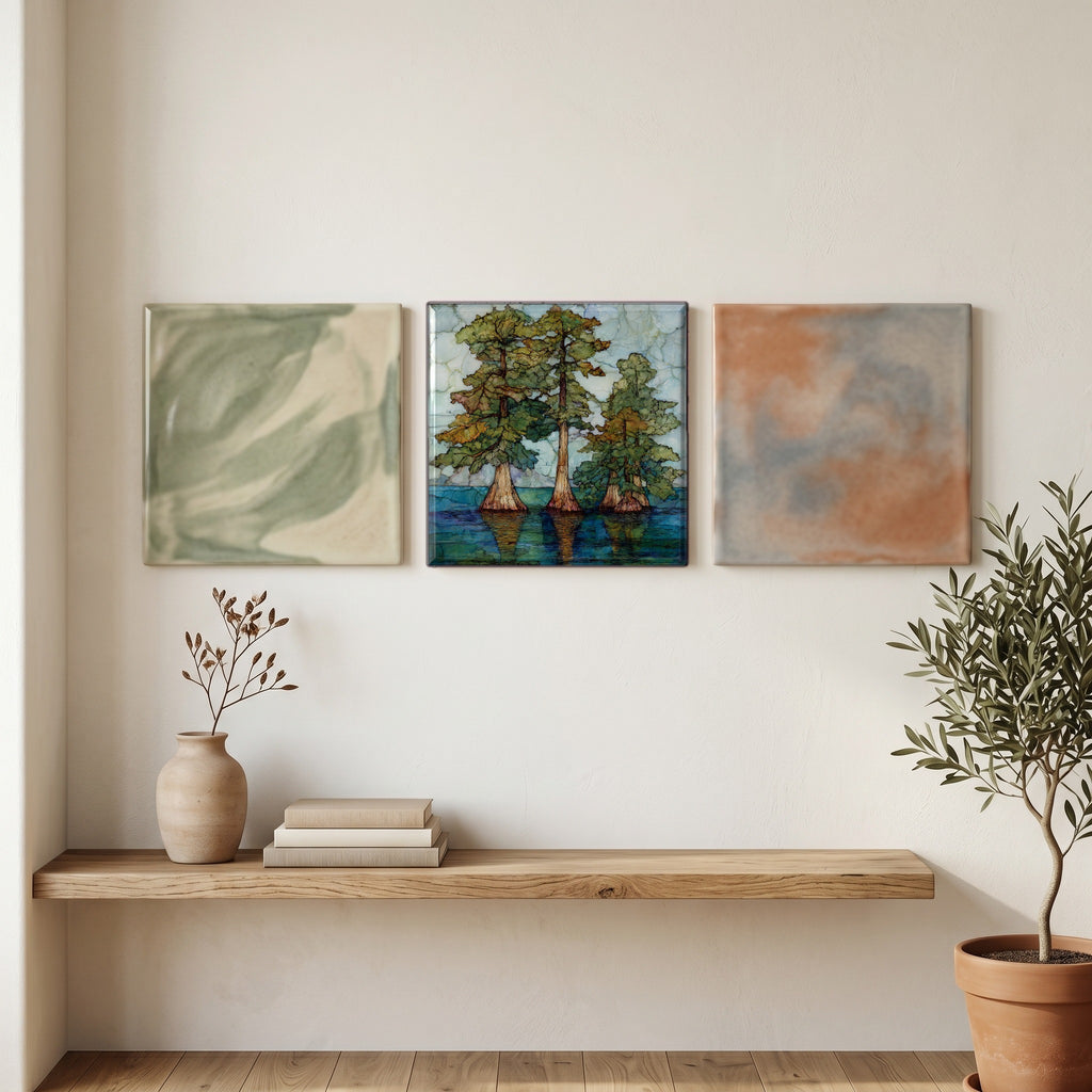 Hochatown cypress standing in — grouping