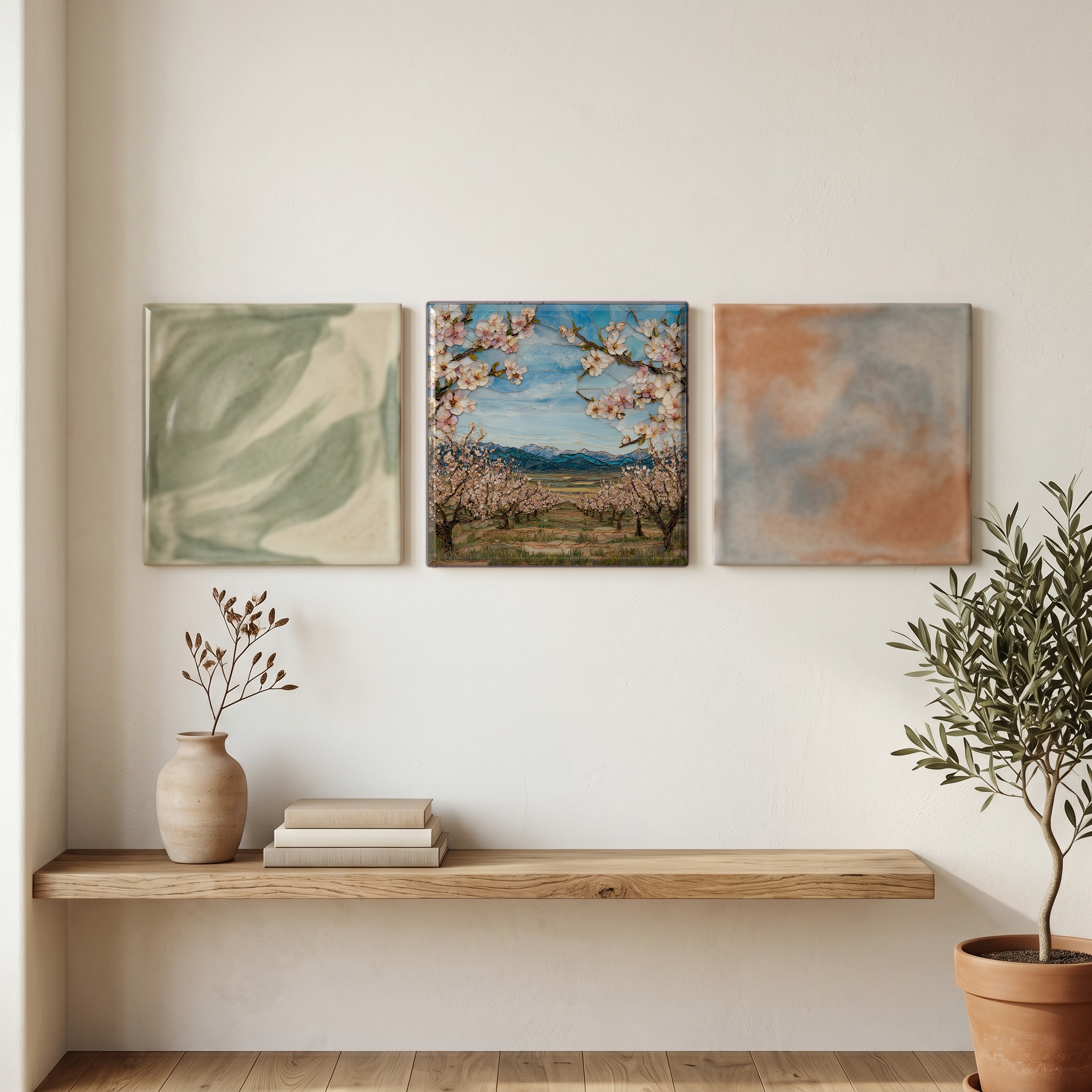 Central Valley Almond Bloom — grouping