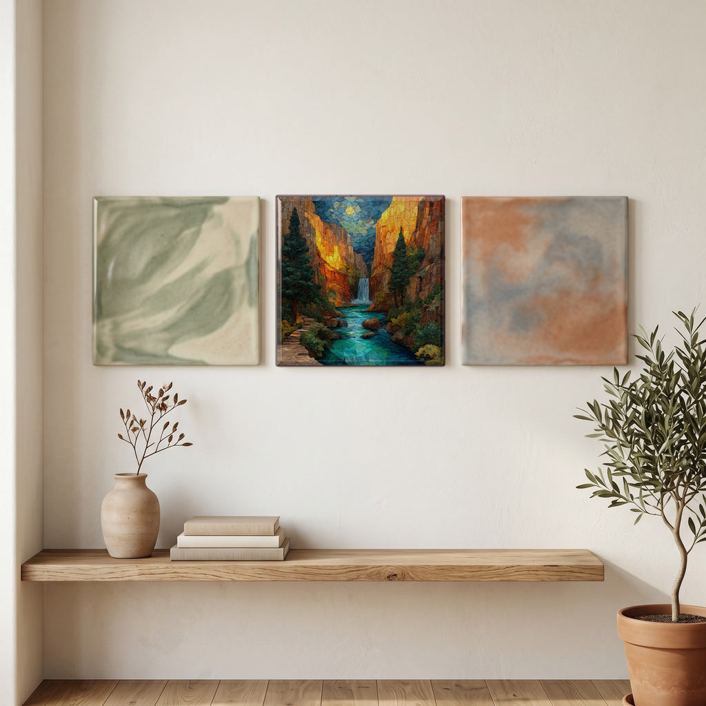 the Indian Garden waterfall — grouping
