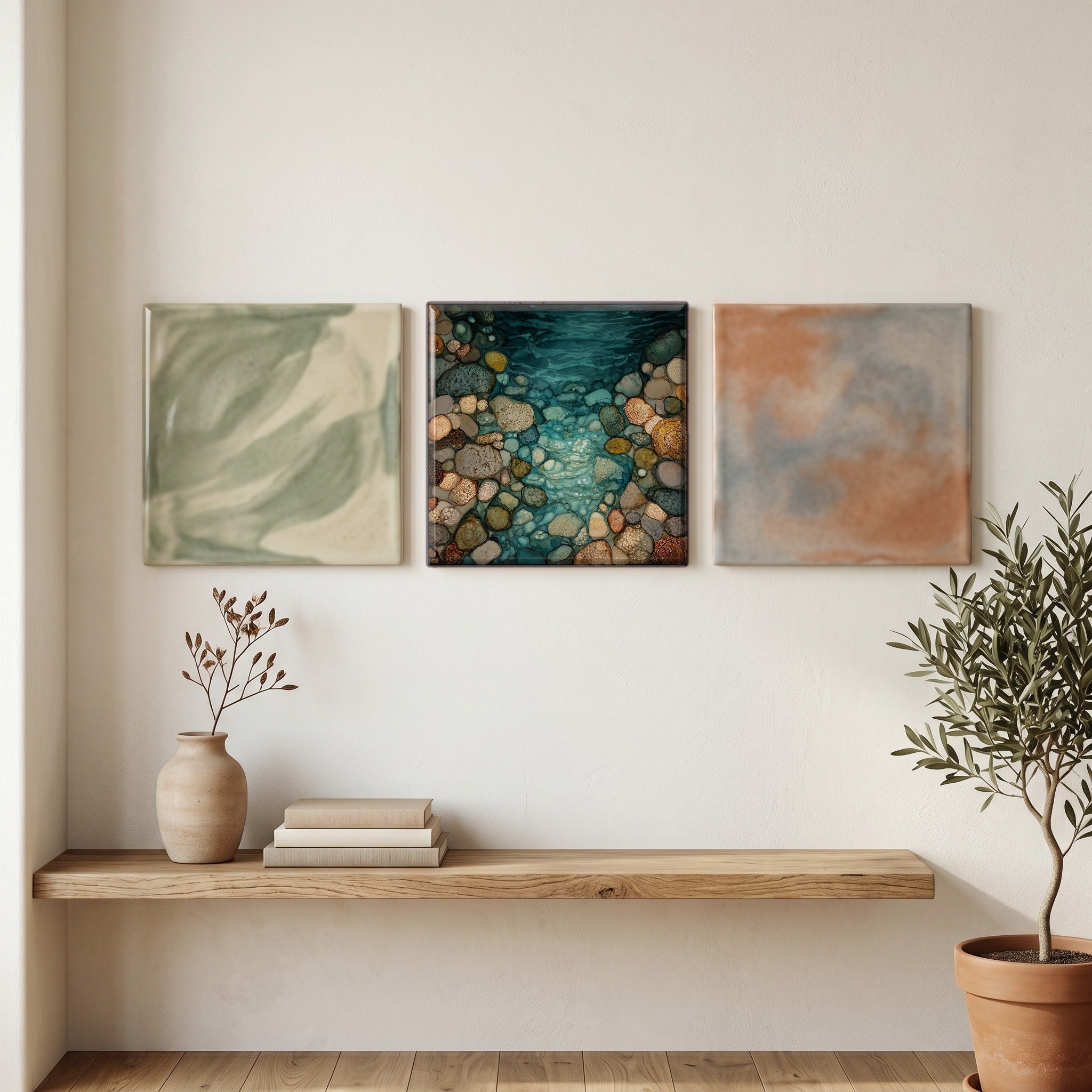 a Petoskey state stone — grouping