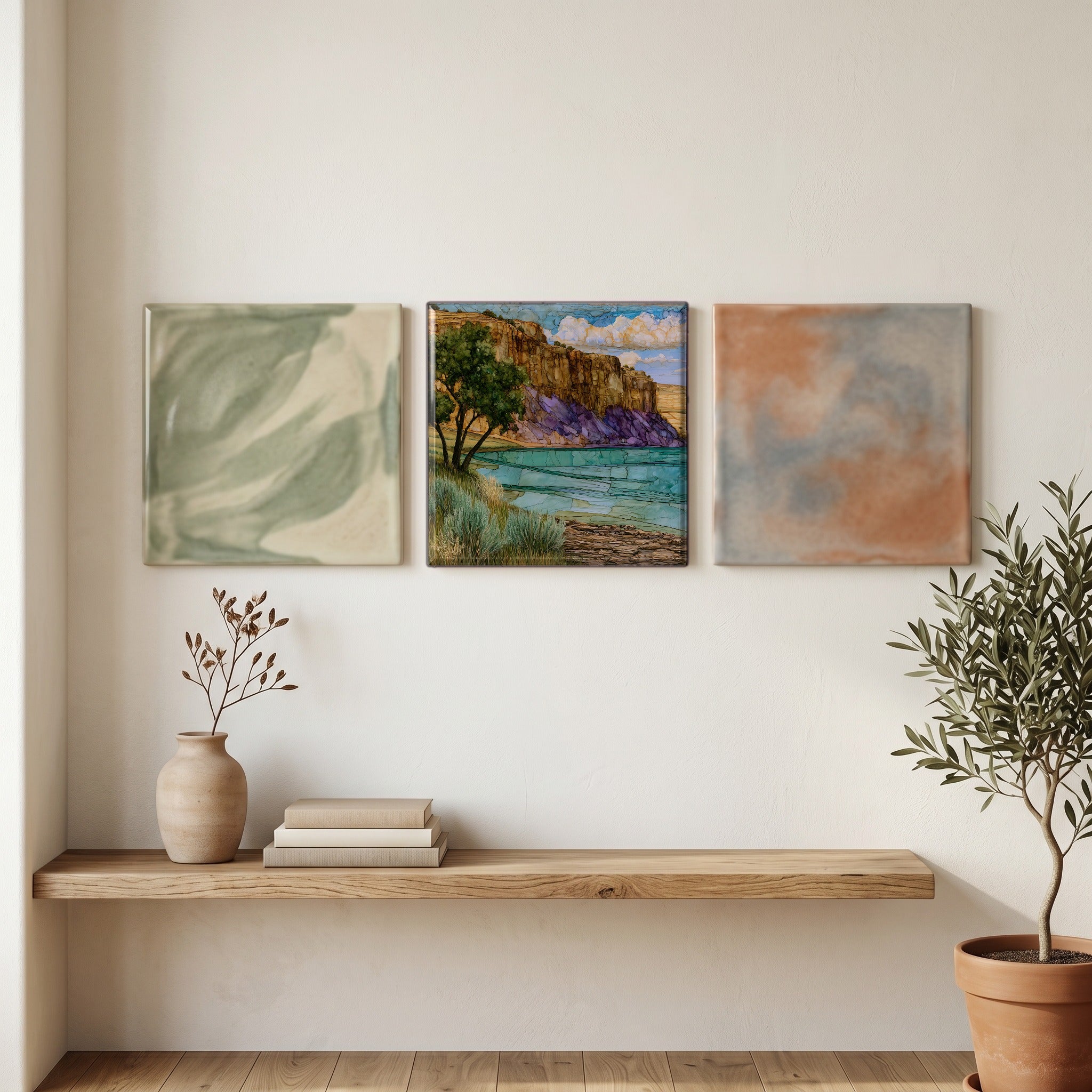 the Missouri River bluff — grouping