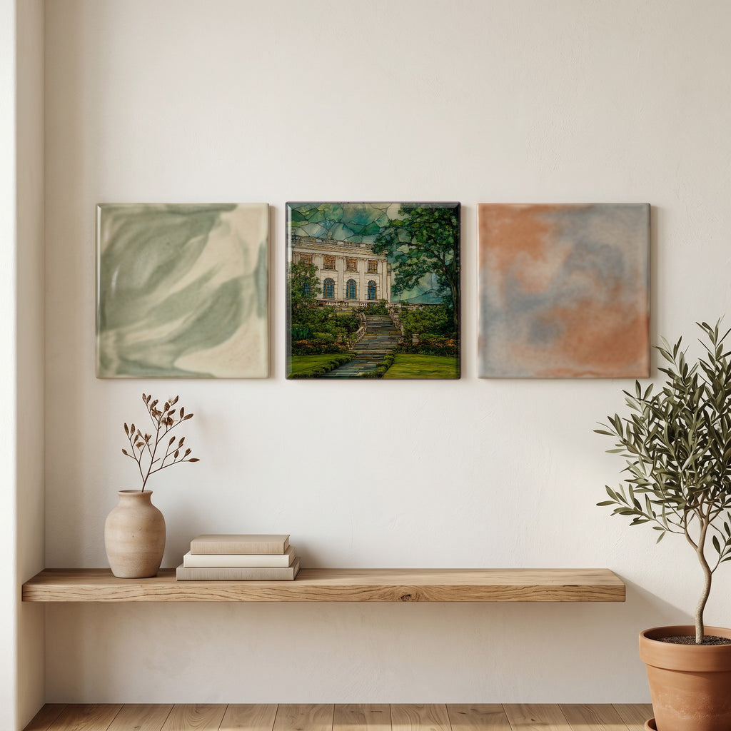 Rosecliff seaside facade — grouping