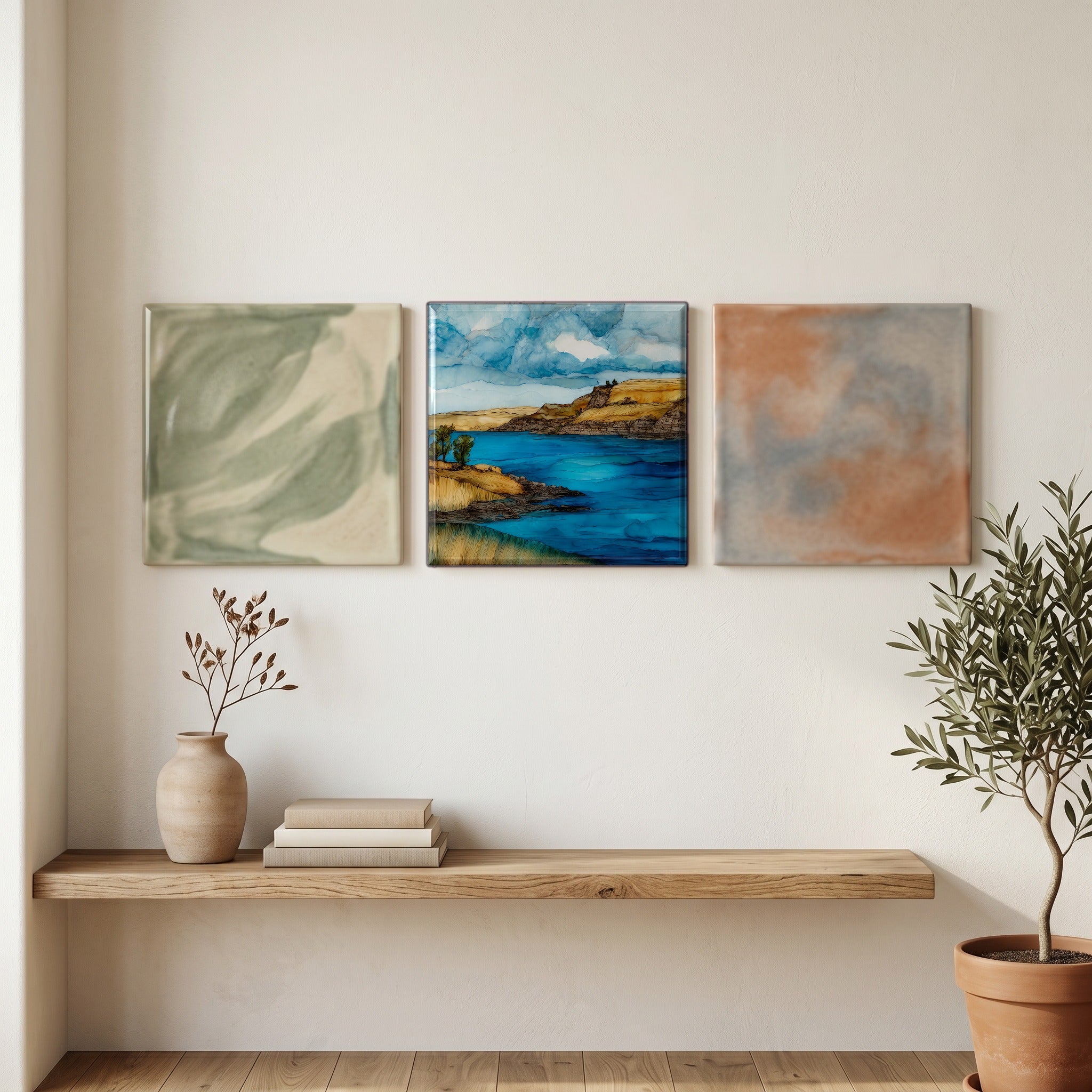 Lake Sharpe shoreline on — grouping