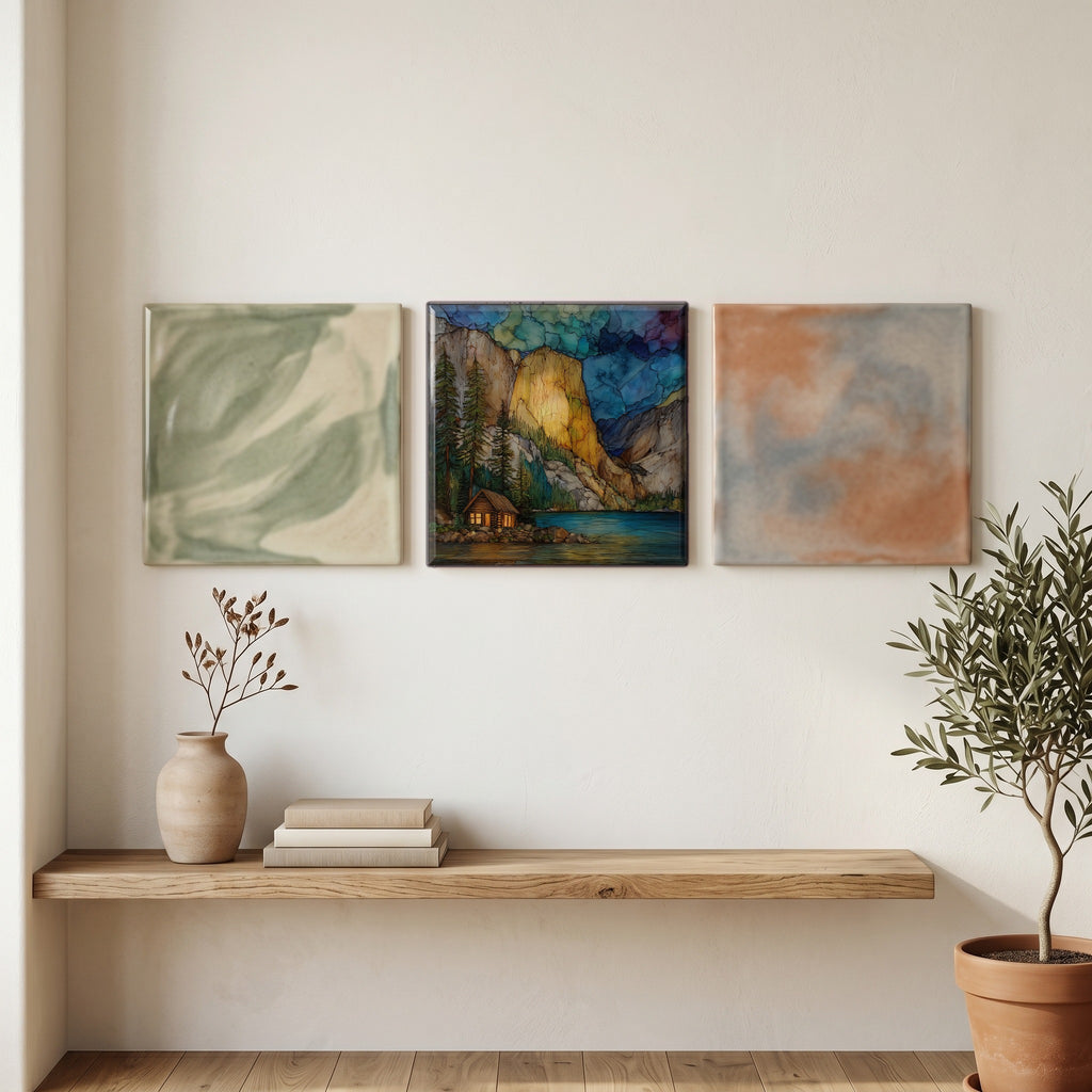 East Rosebud Lake below sheer granite — grouping