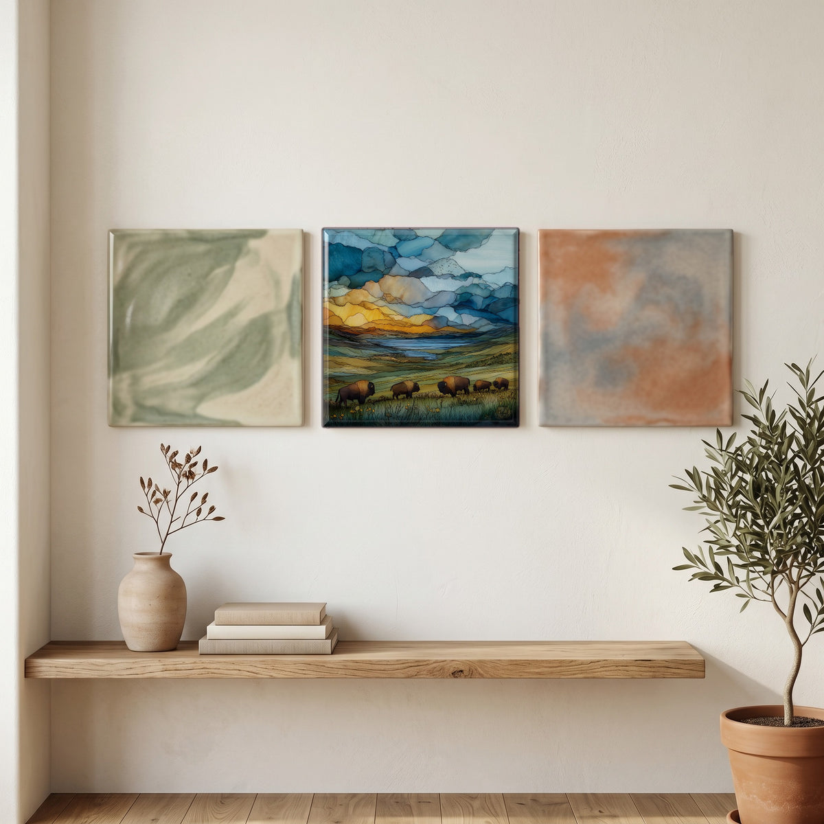 a bison herd — grouping