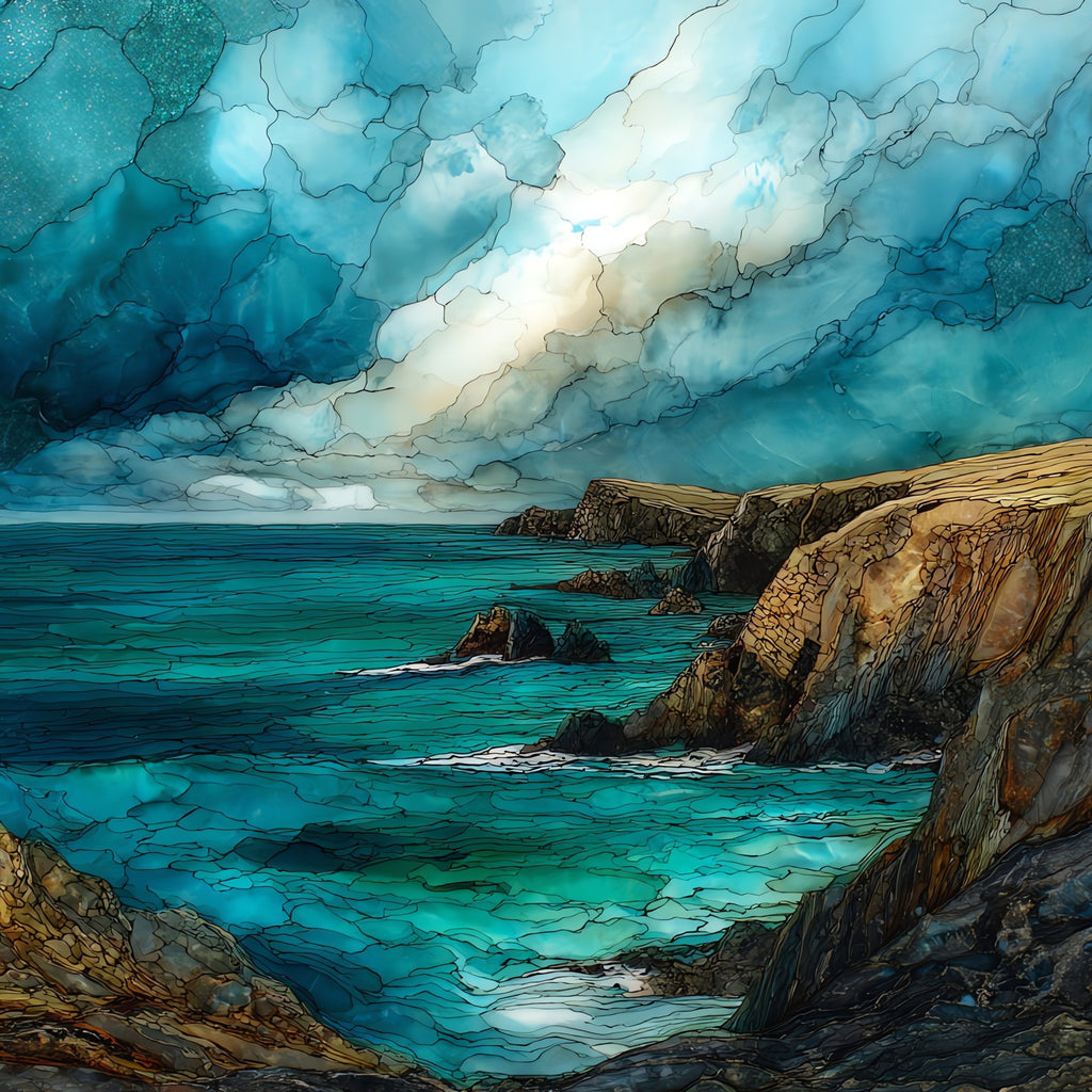 Malin Head — ceramic art tile