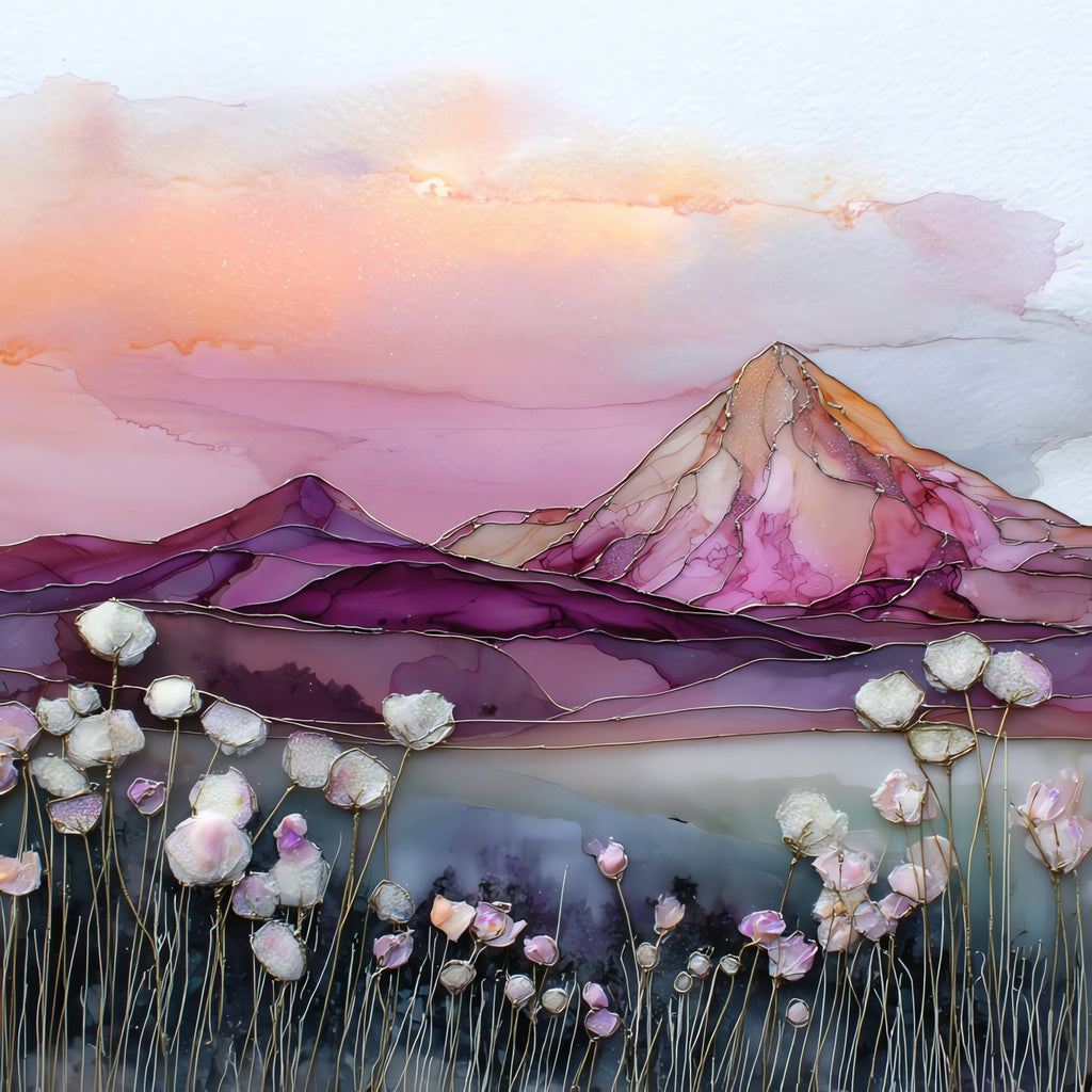 Mount Errigal — ceramic art tile