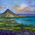 Croagh Patrick — ceramic art tile
