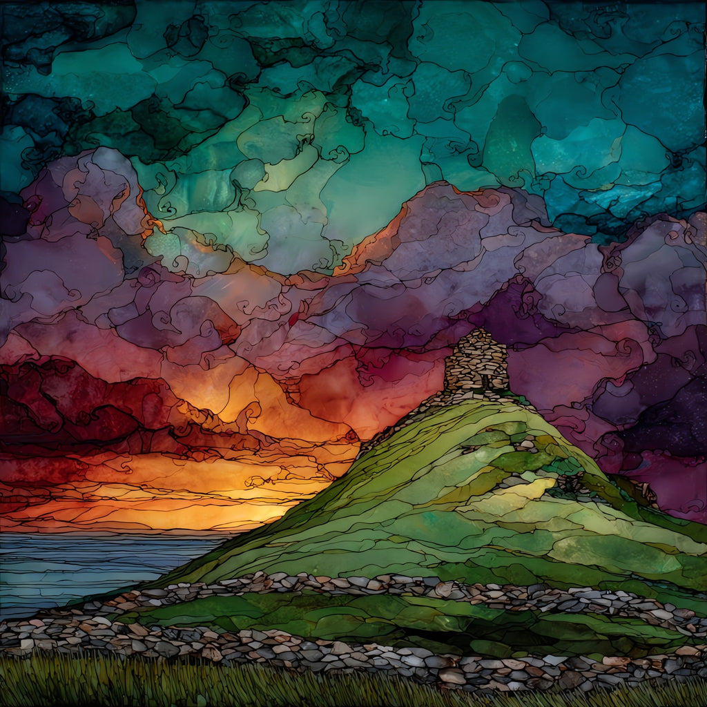 Knocknarea — ceramic art tile
