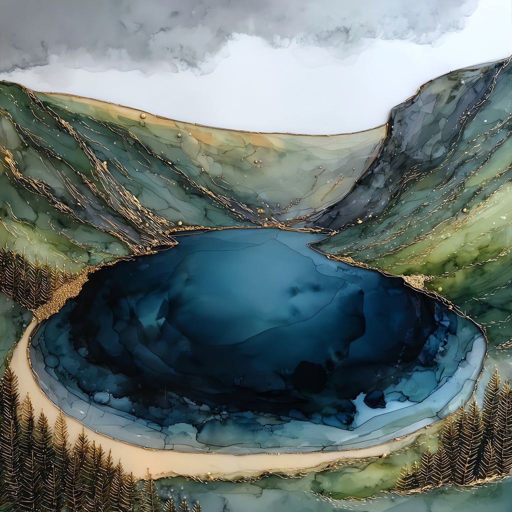 Lough Tay — ceramic art tile