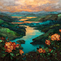Killarney Lakes — ceramic art tile