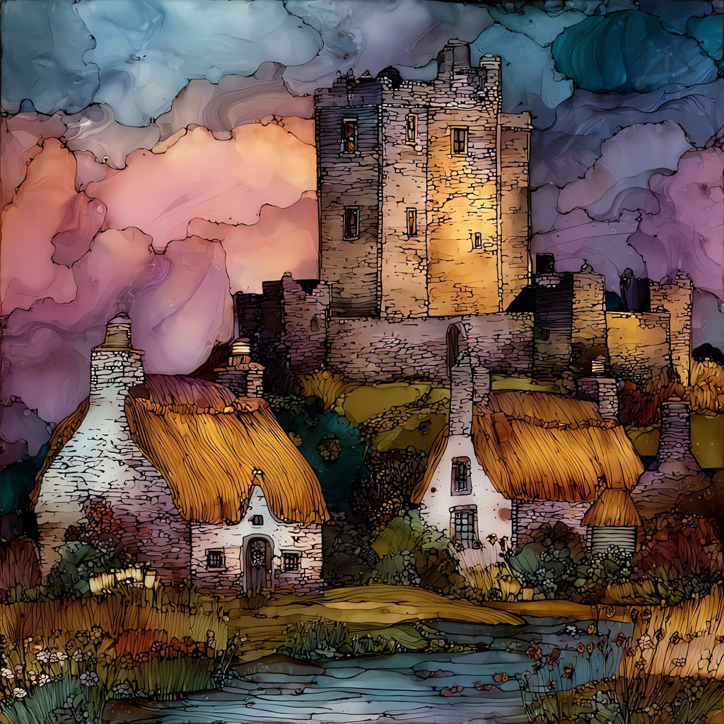 Bunratty Castle — ceramic art tile