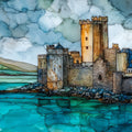 Carrickfergus Castle — ceramic art tile
