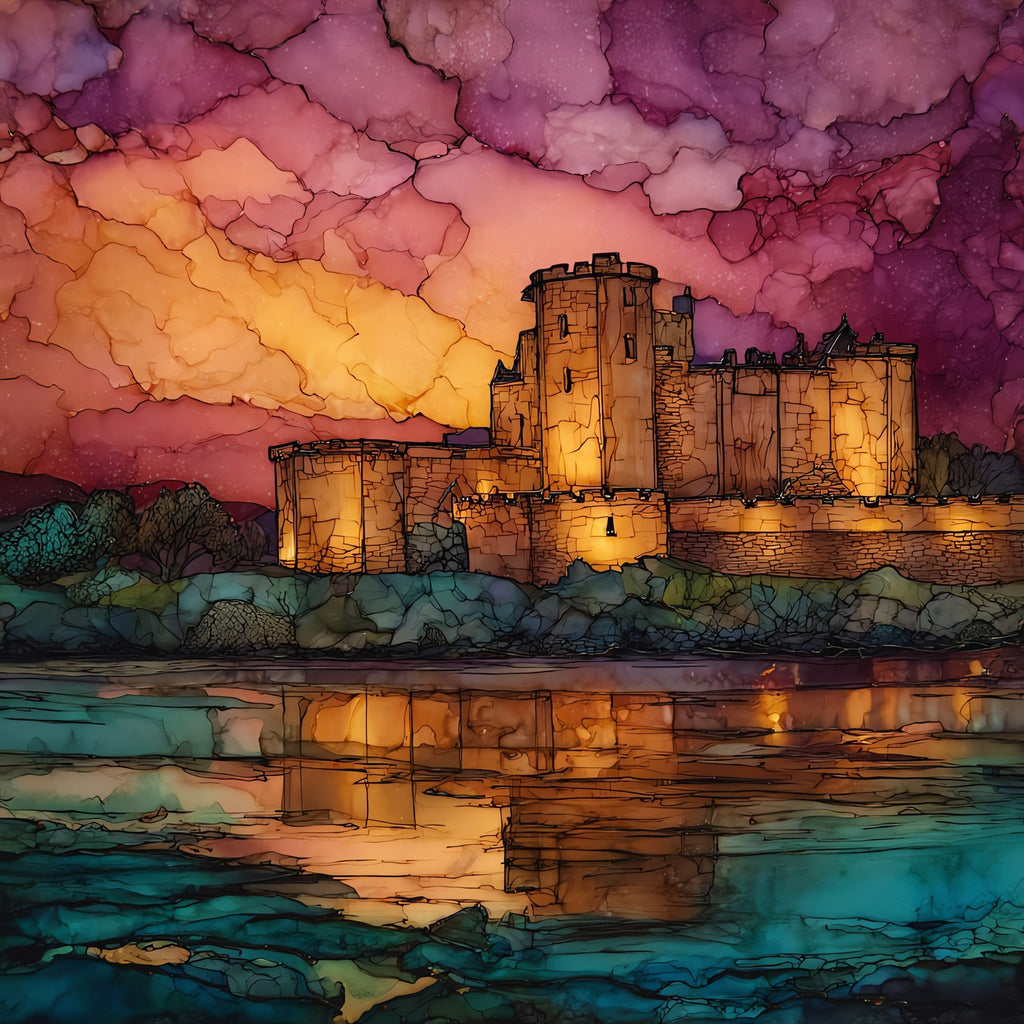 Athlone Castle — ceramic art tile