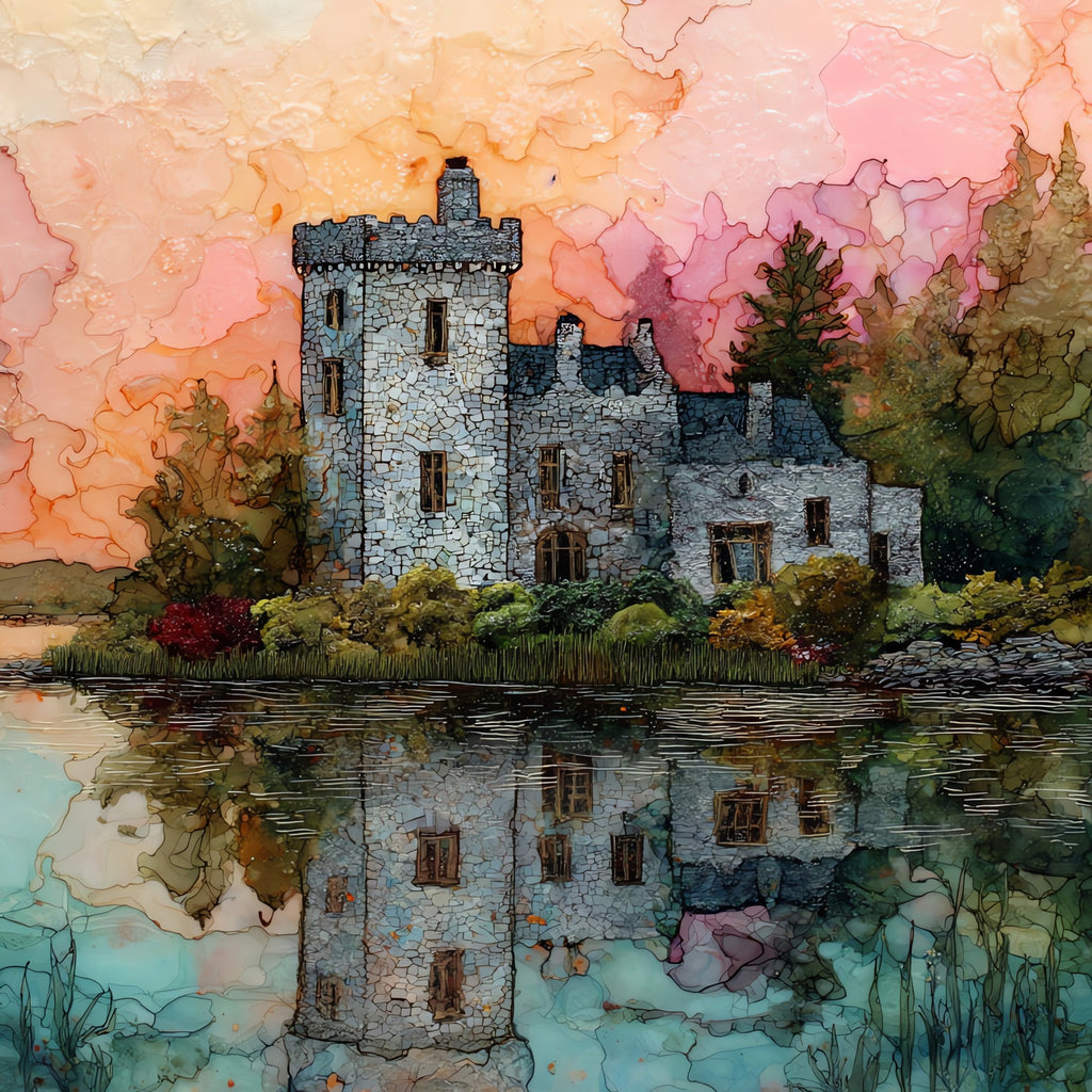Parke's Castle — ceramic art tile
