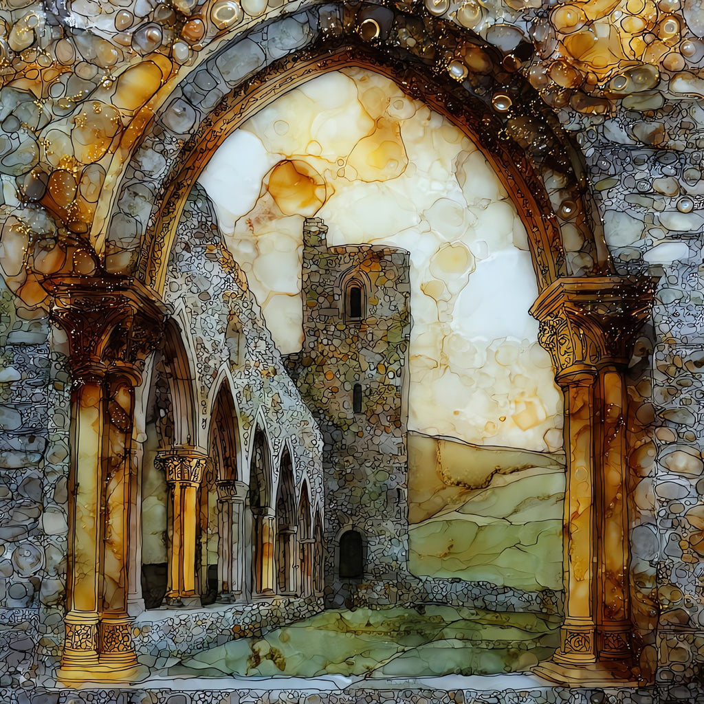 Jerpoint Abbey — ceramic art tile