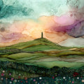 Hill of Tara — ceramic art tile
