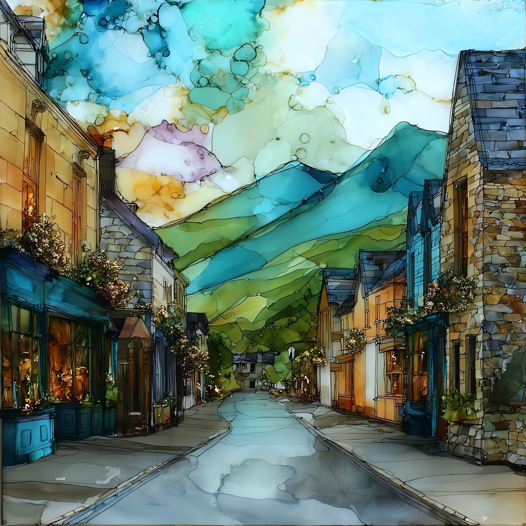 Killarney — ceramic art tile