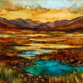 Connemara Bog — ceramic art tile