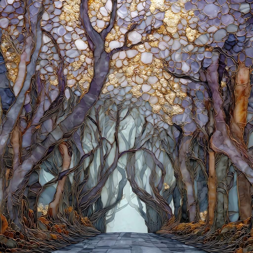 Dark Hedges — ceramic art tile