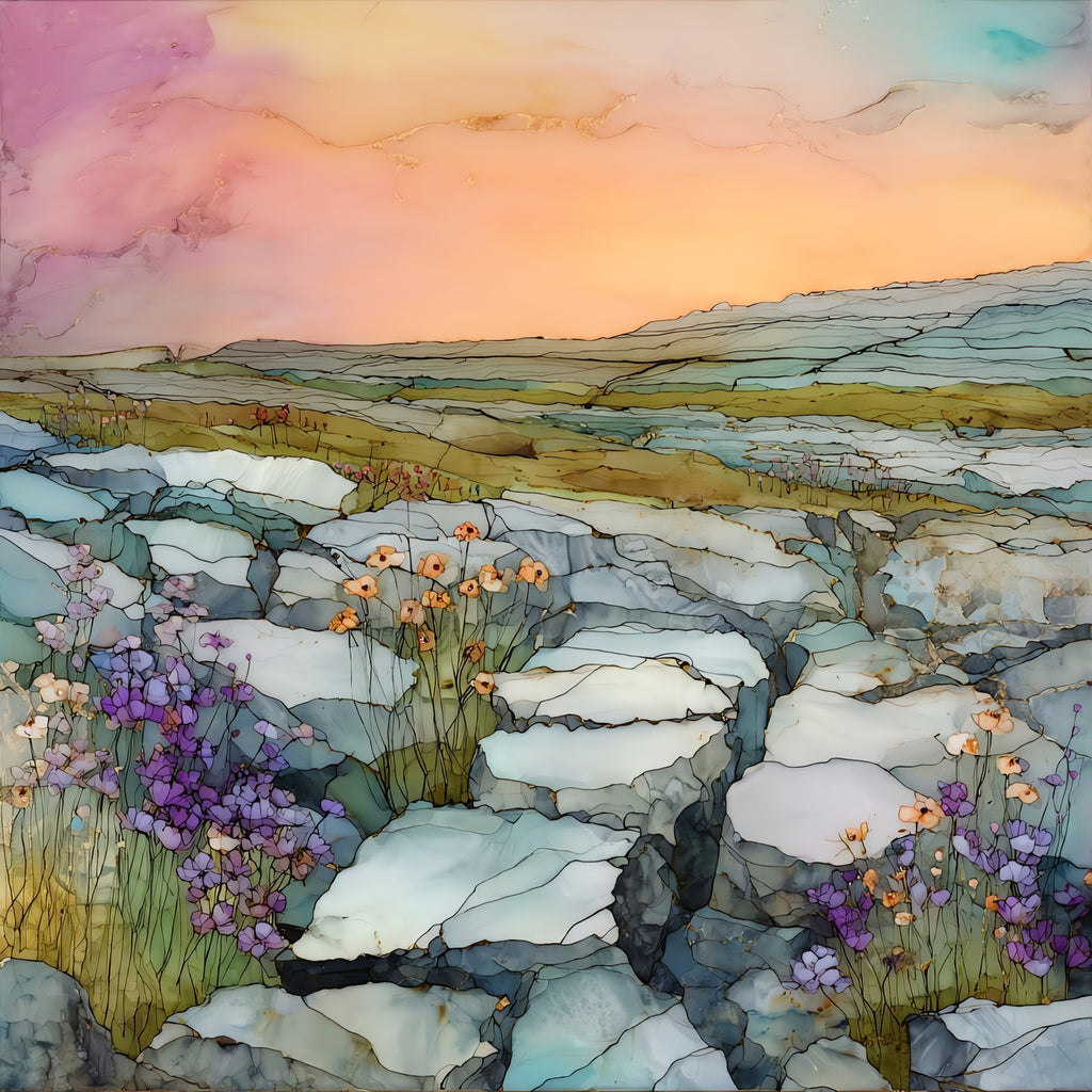 The Burren — ceramic art tile