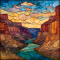 Toroweap Overlook Grand Canyon North Rim — ceramic art tile