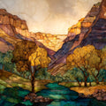 Havasupai Gardens Grand Canyon — ceramic art tile