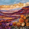 Crystal Forest Petrified Forest — ceramic art tile