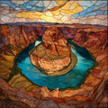 Horseshoe Bend — ceramic art tile