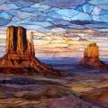 Monument Valley Mittens Monument Valley Navajo Tribal Park — ceramic art tile