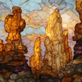Chiricahua Heart of Rocks — ceramic art tile