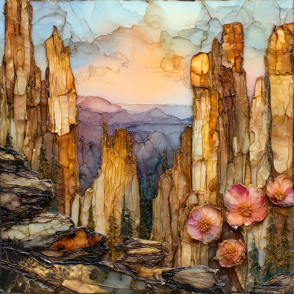 Chiricahua Massai Point — ceramic art tile