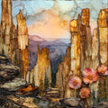 Chiricahua Massai Point — ceramic art tile