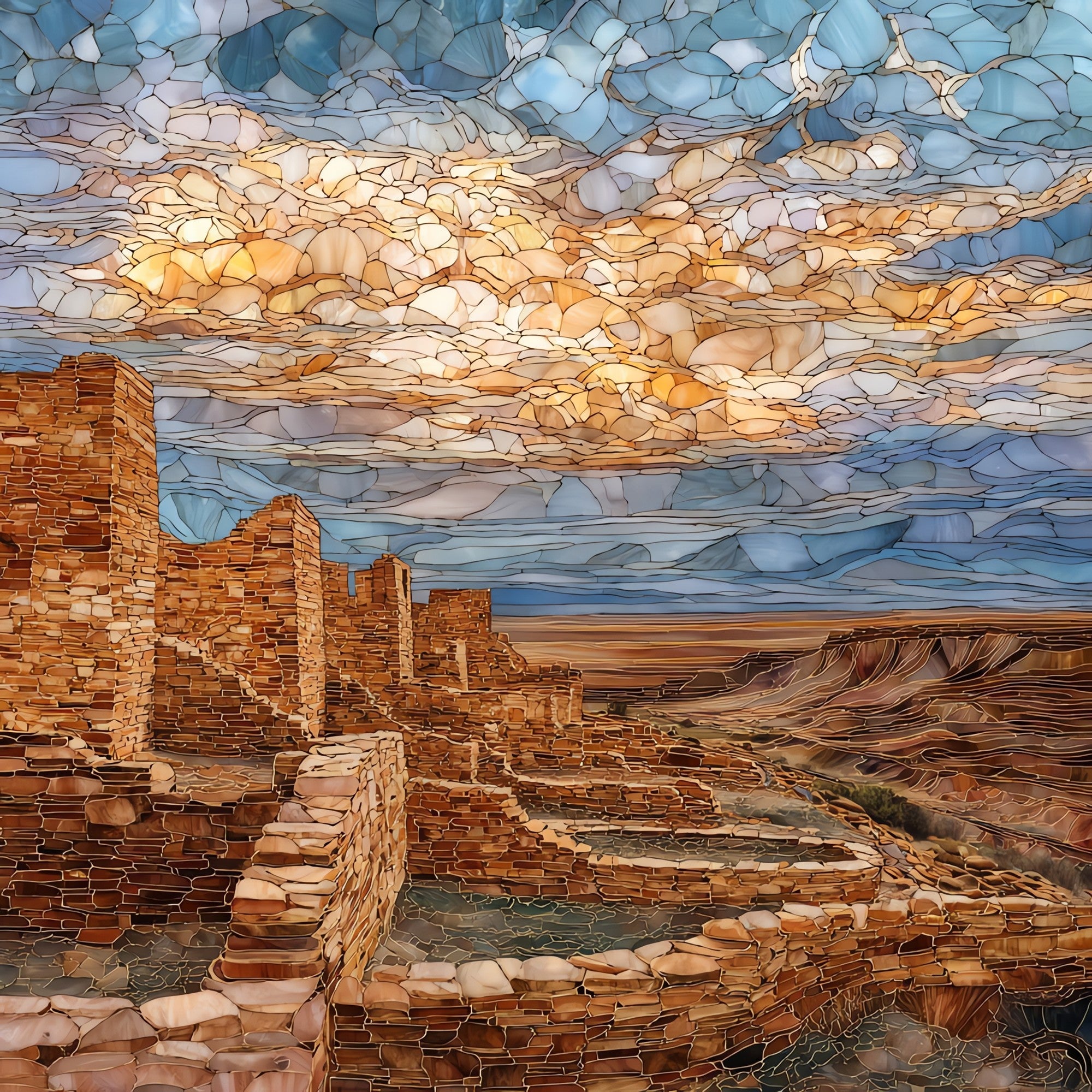Homolovi — ceramic art tile