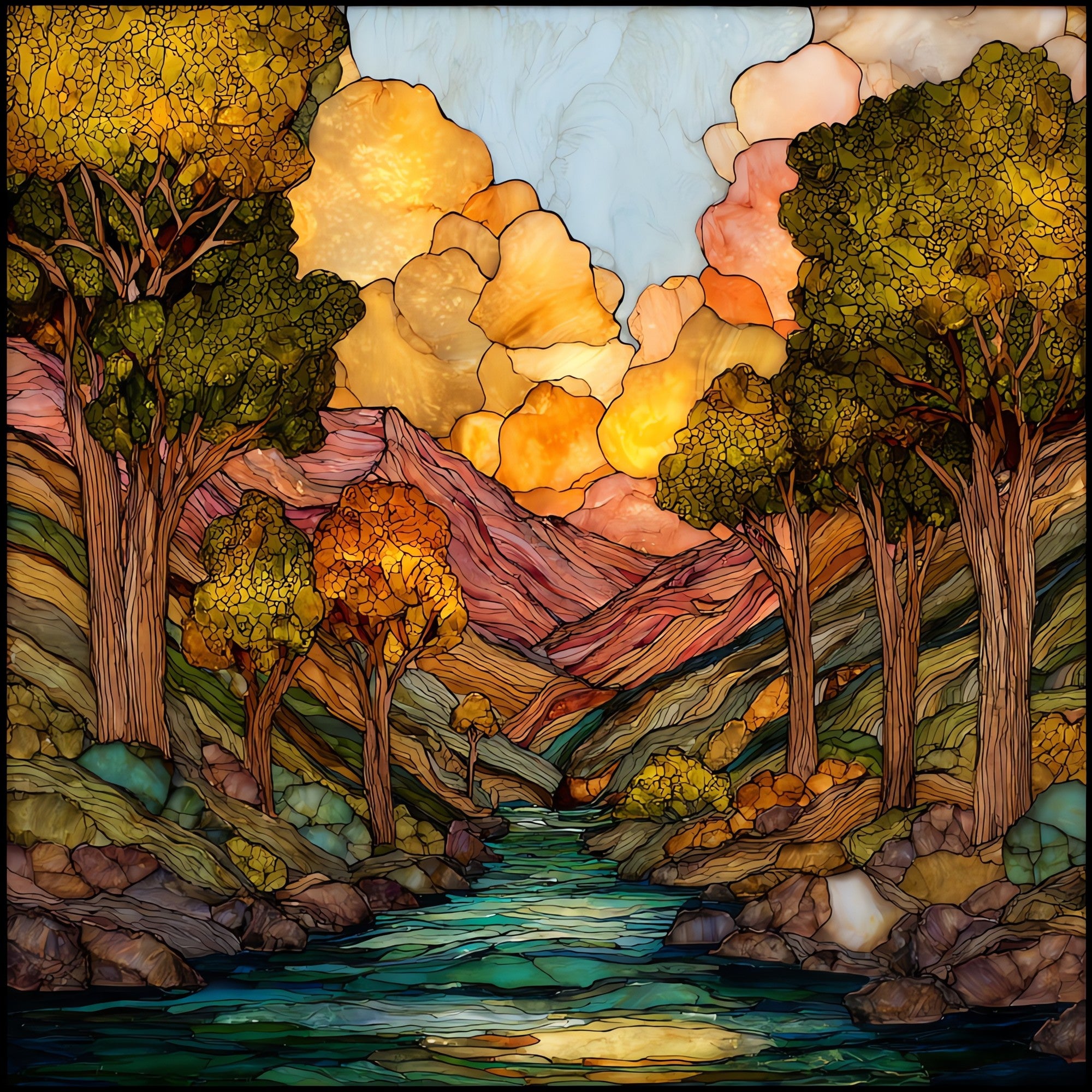 Madera Canyon — ceramic art tile