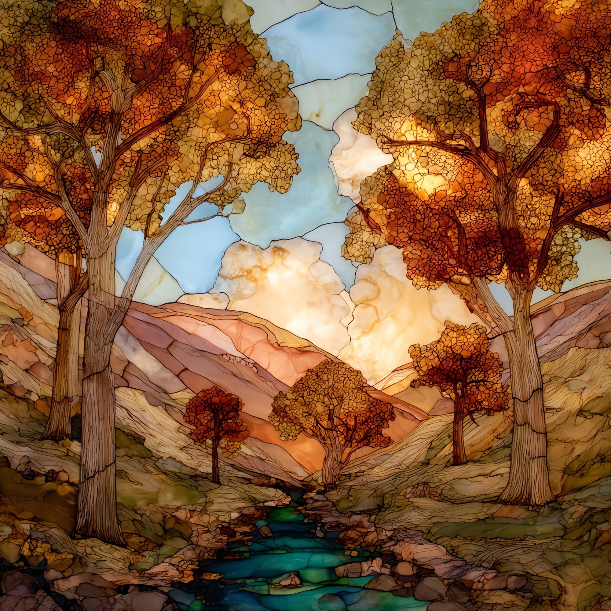 Ramsey Canyon — ceramic art tile