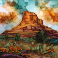 Bell Rock Sedona — ceramic art tile