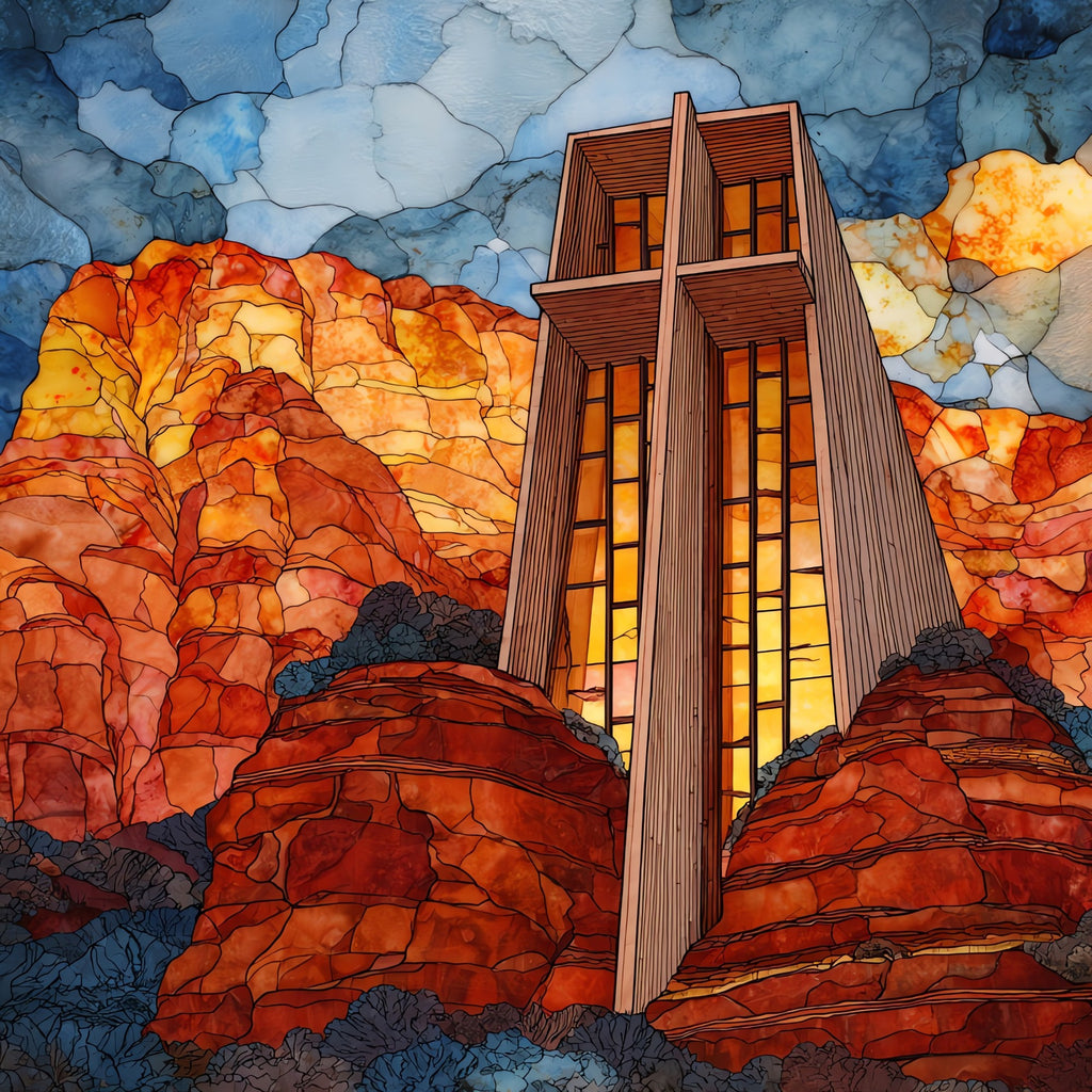Chapel of the Holy Cross Sedona — ceramic art tile