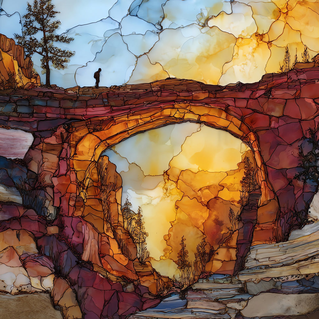 Devils Bridge Sedona — ceramic art tile