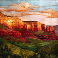Munds Mountain ridge Sedona — ceramic art tile