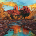 Red Rock Crossing Sedona — ceramic art tile
