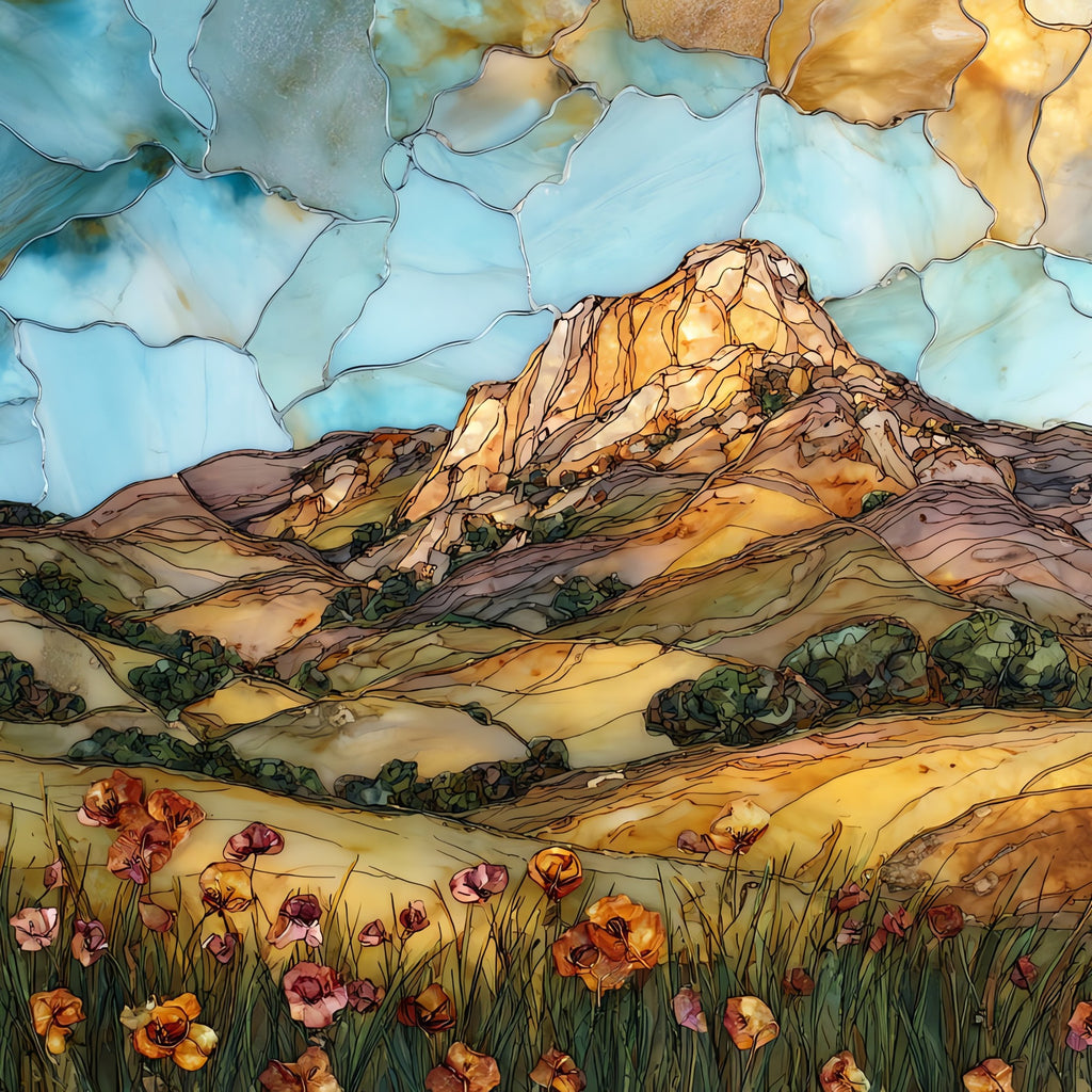 Mt Wrightson Mount Wrightson — ceramic art tile