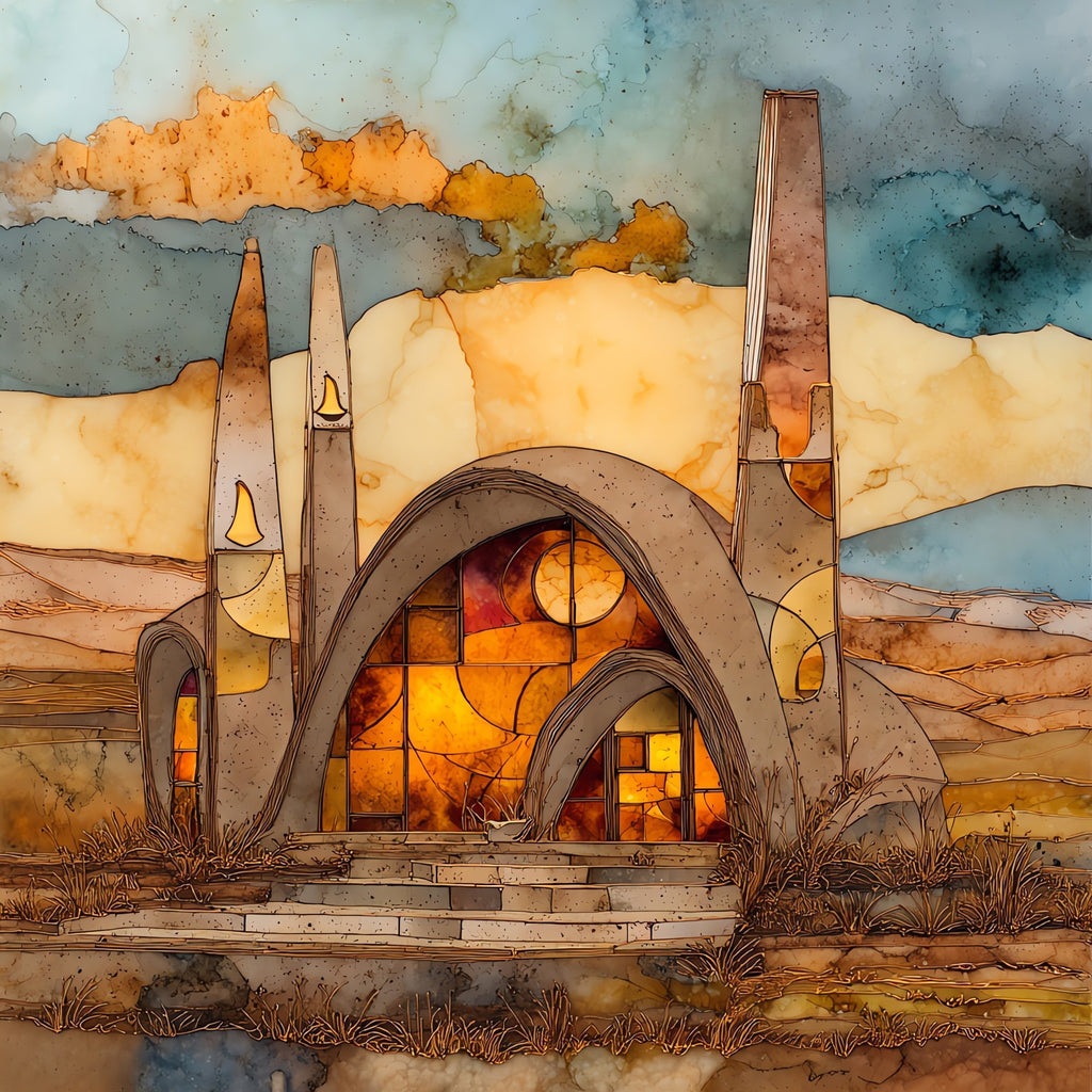 Cosanti chapel — ceramic art tile