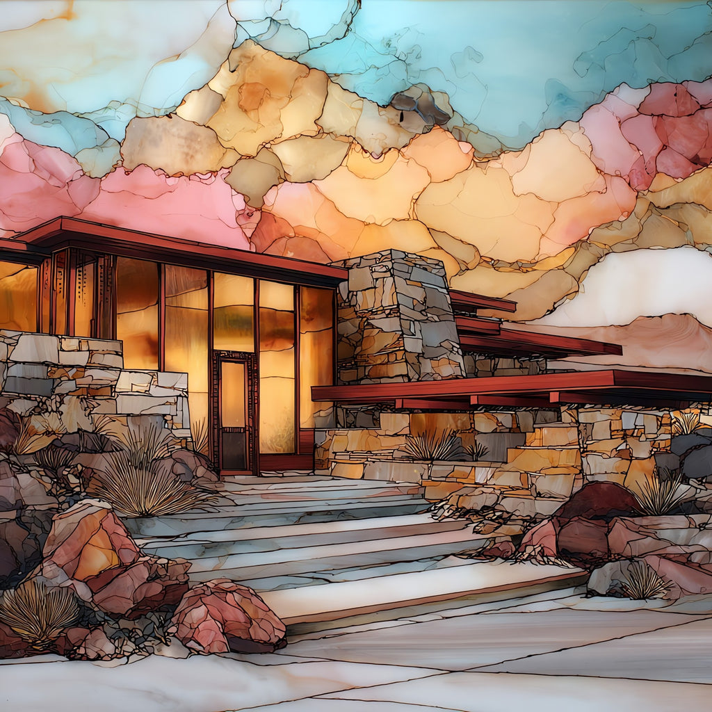 Taliesin West Scottsdale — ceramic art tile